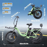 TWOFISH TF2 Electric Bike 20" Folding Electric Bikes